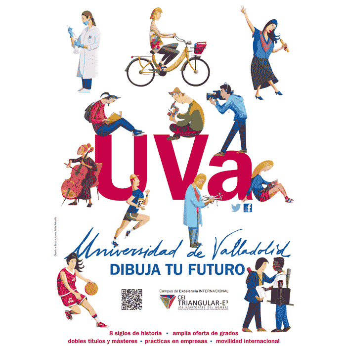 Universidad de Valladolid. Campaña ·Dibuja tu futuro·